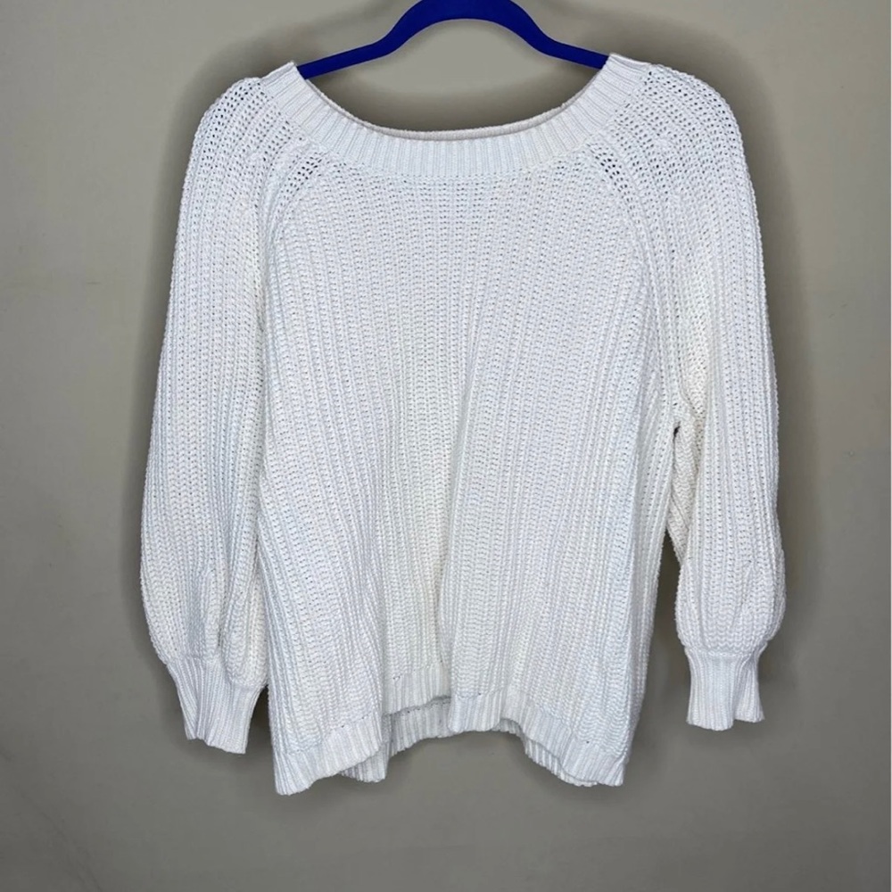 Aerie Off White Crew Neck Sweater